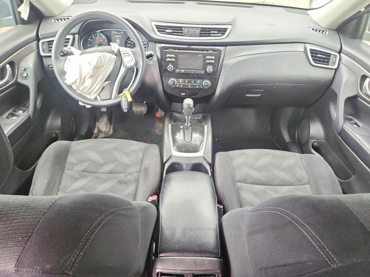 2015 Nissan Rogue S Blue vin: 5N1AT2MV4FC874870