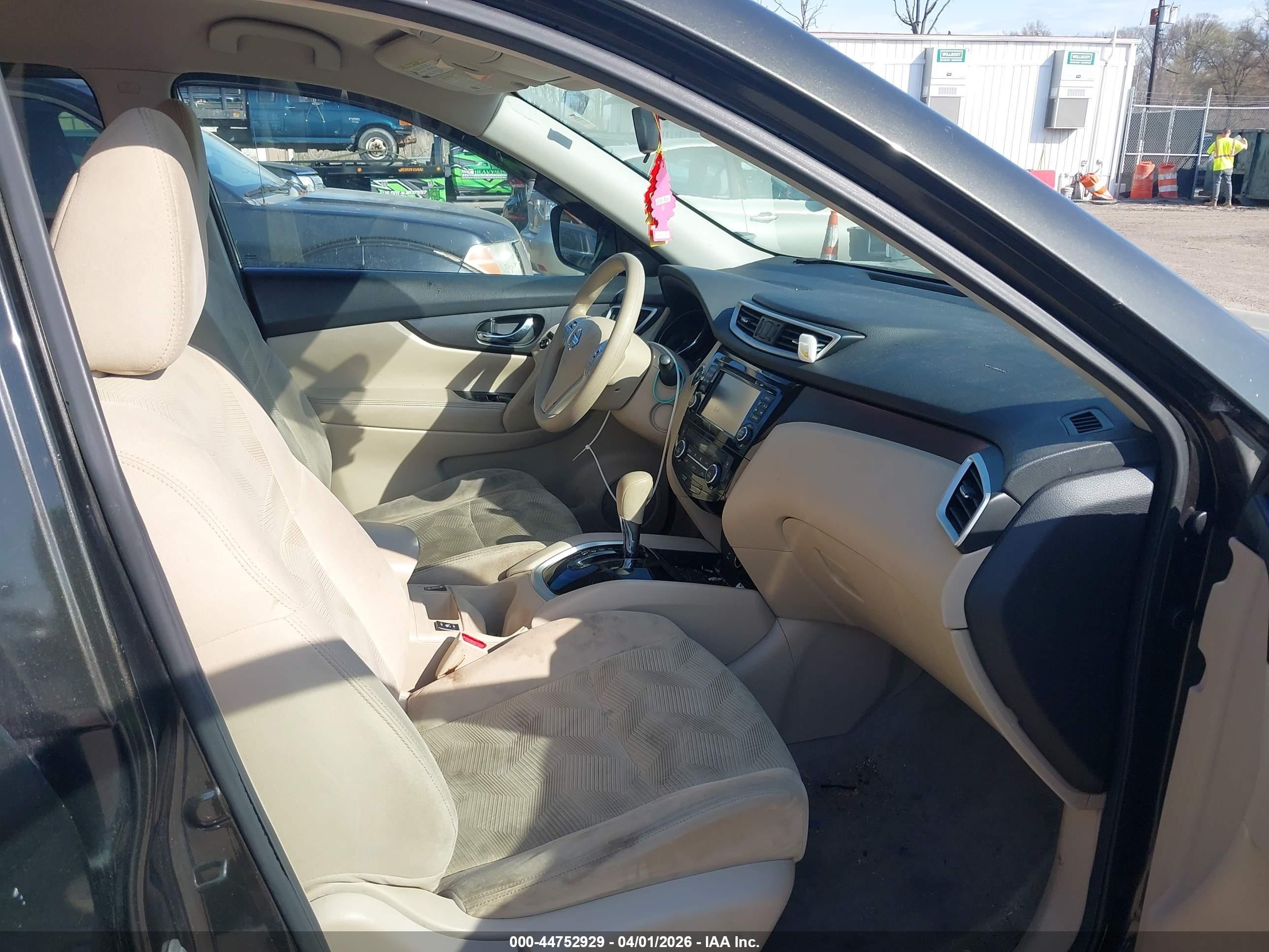 2015 Nissan Rogue Sv Dark Brown vin: 5N1AT2MV4FC891233