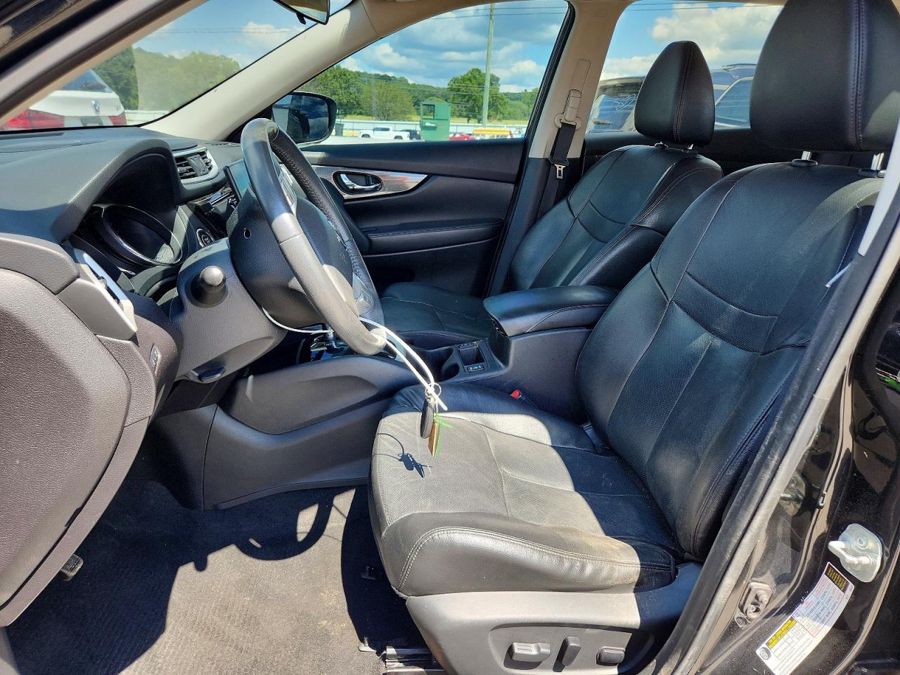 2015 Nissan Rogue Sl Черный vin: 5N1AT2MV4FC898716