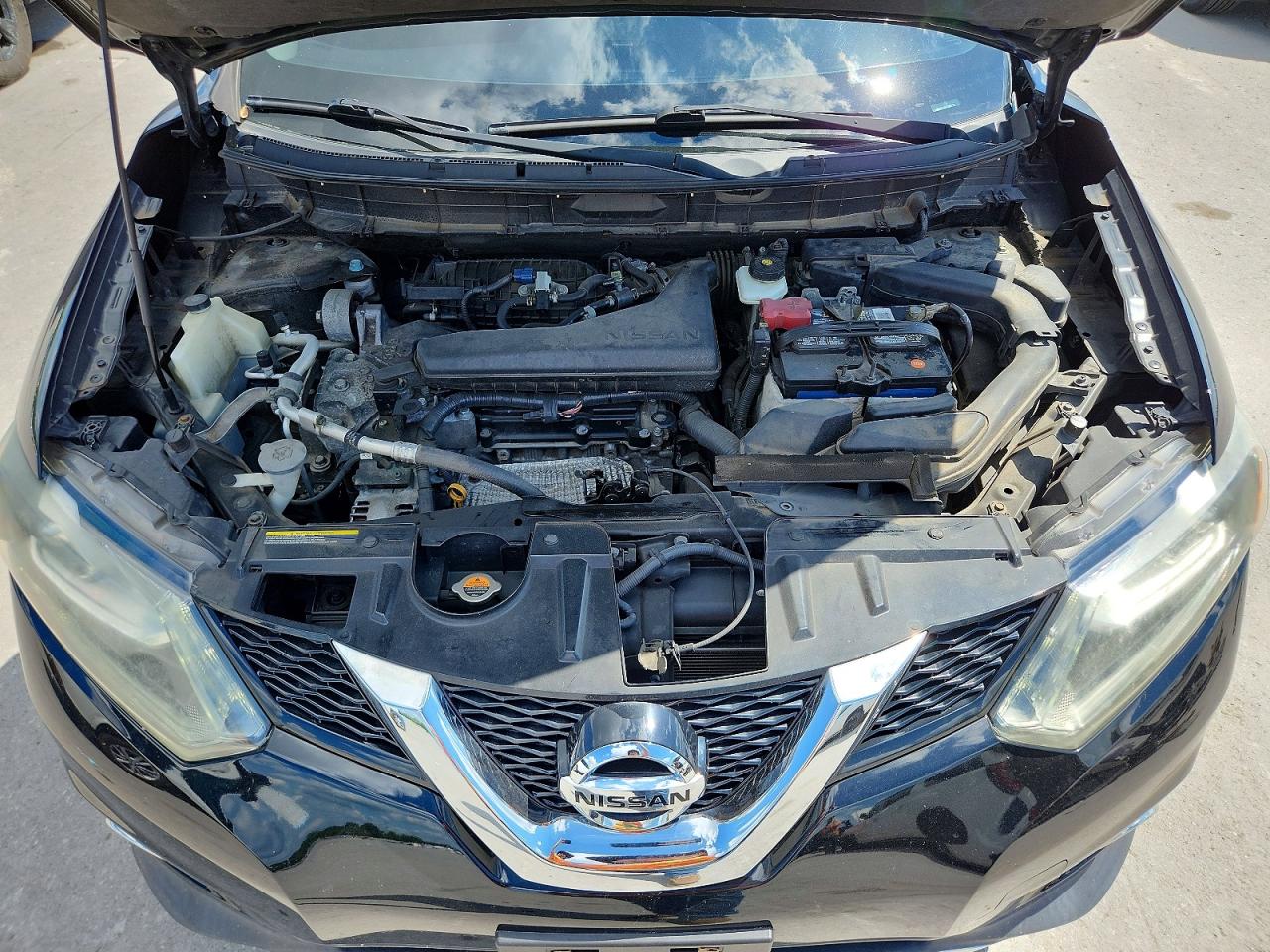 2015 Nissan Rogue Sl Черный vin: 5N1AT2MV4FC898716