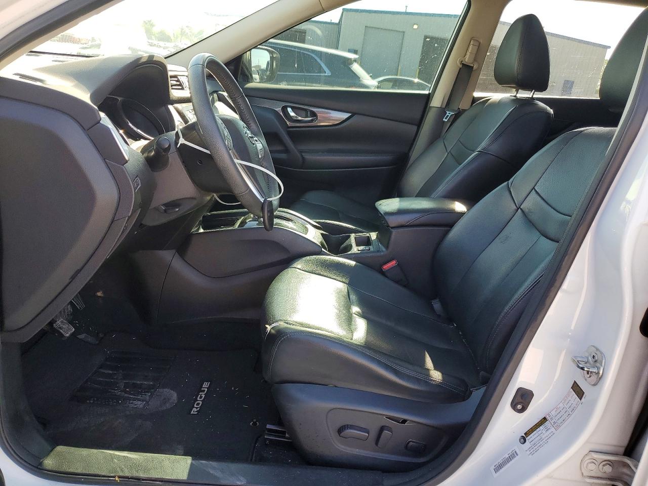 2015 Nissan Rogue Sl White vin: 5N1AT2MV4FC925090