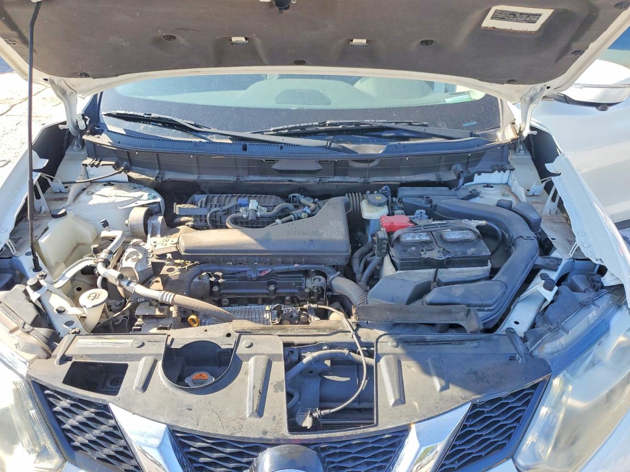 2015 Nissan Rogue Sl White vin: 5N1AT2MV4FC925090
