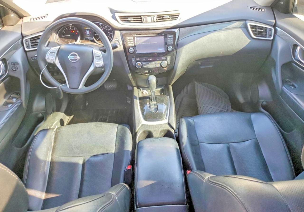 2015 Nissan Rogue Sl White vin: 5N1AT2MV4FC925090
