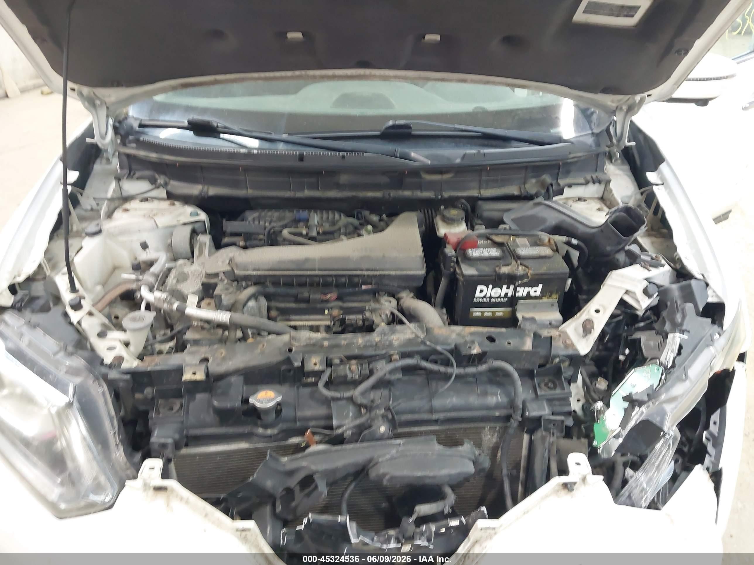 2016 Nissan Rogue Sl White vin: 5N1AT2MV4GC767481
