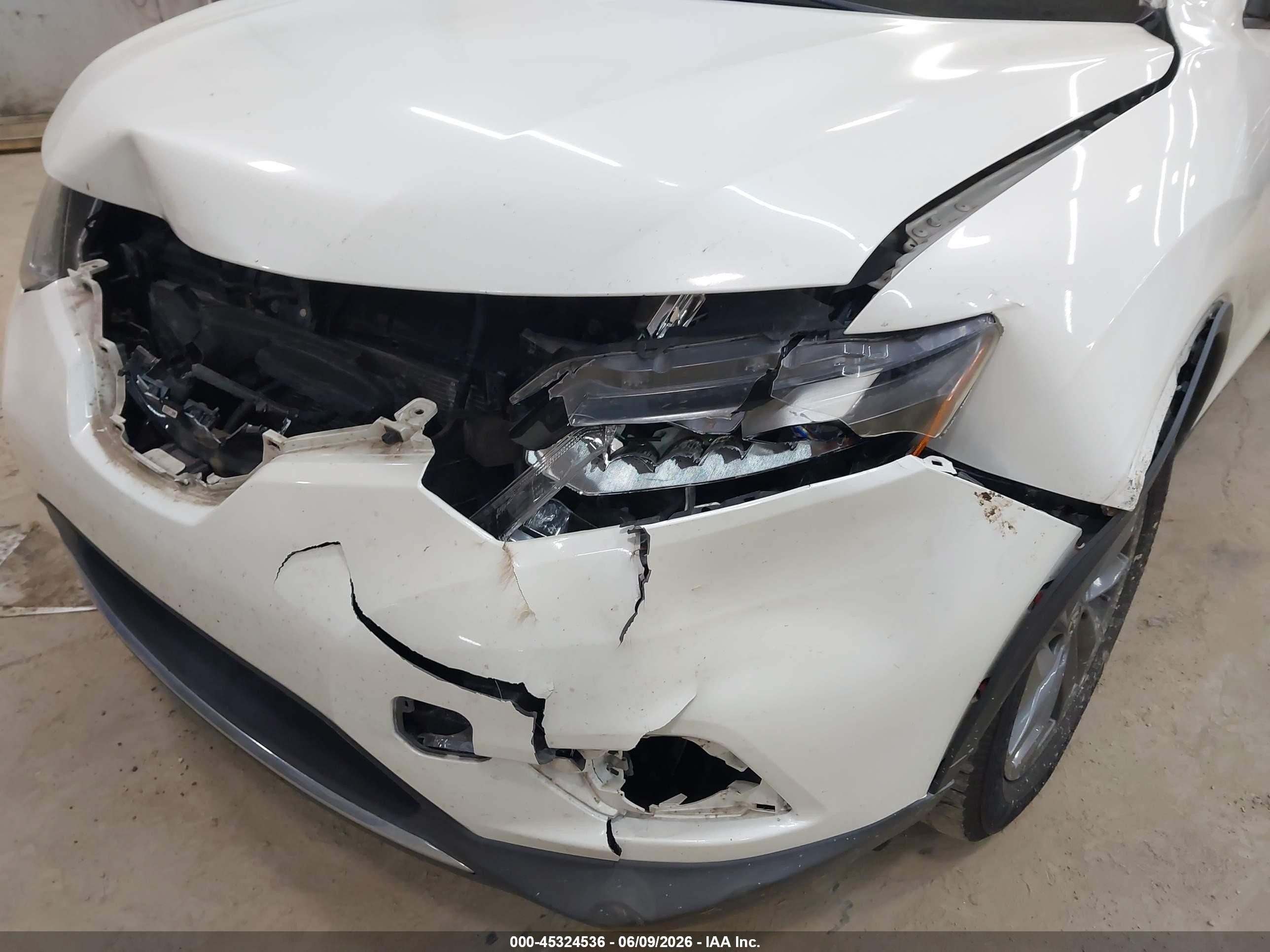 2016 Nissan Rogue Sl White vin: 5N1AT2MV4GC767481