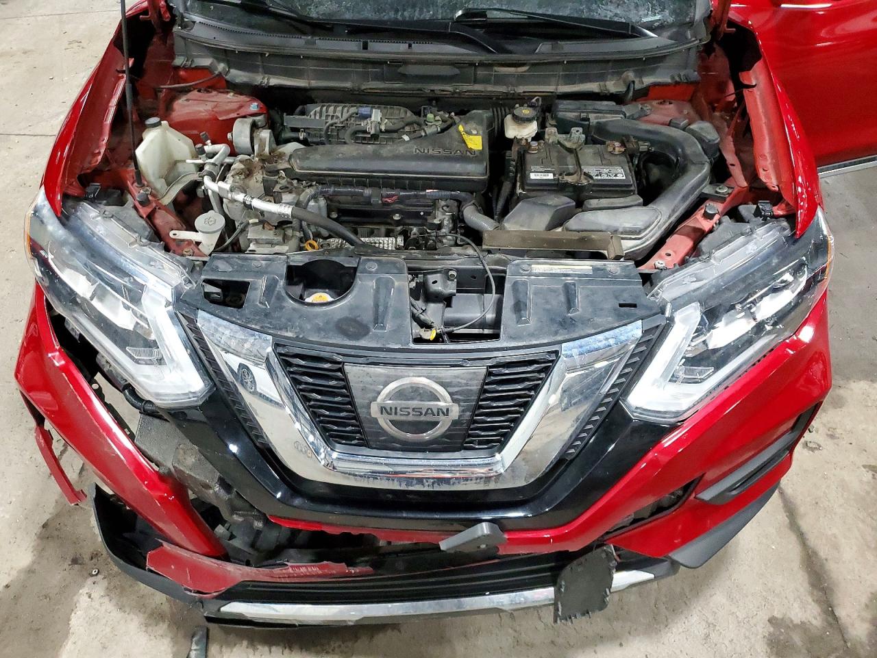2017 Nissan Rogue Sl Red vin: 5N1AT2MV4HC793905