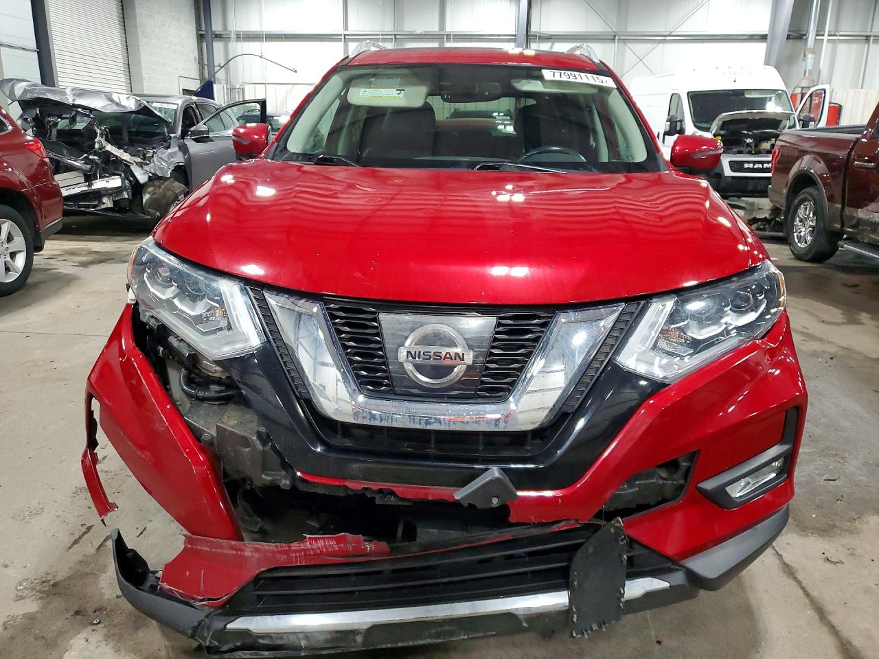 2017 Nissan Rogue Sl Red vin: 5N1AT2MV4HC793905