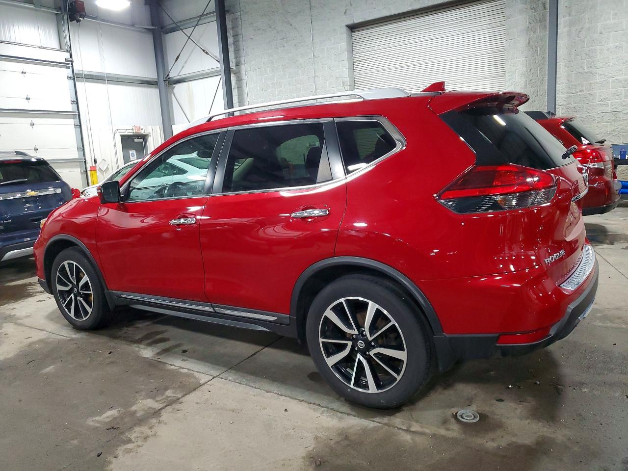 2017 Nissan Rogue Sl Red vin: 5N1AT2MV4HC793905