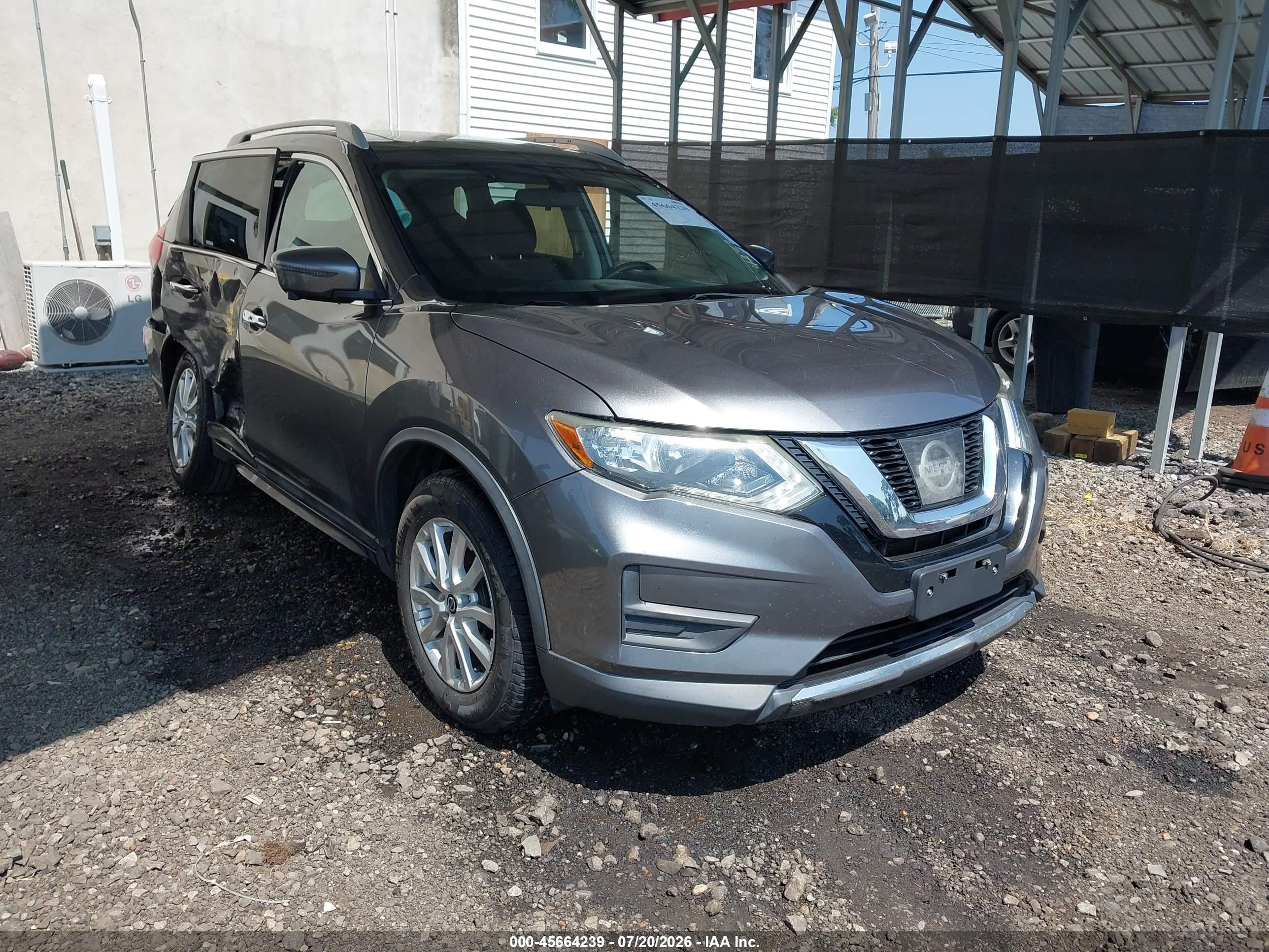 2017 Nissan Rogue Sv Gray vin: 5N1AT2MV4HC842603