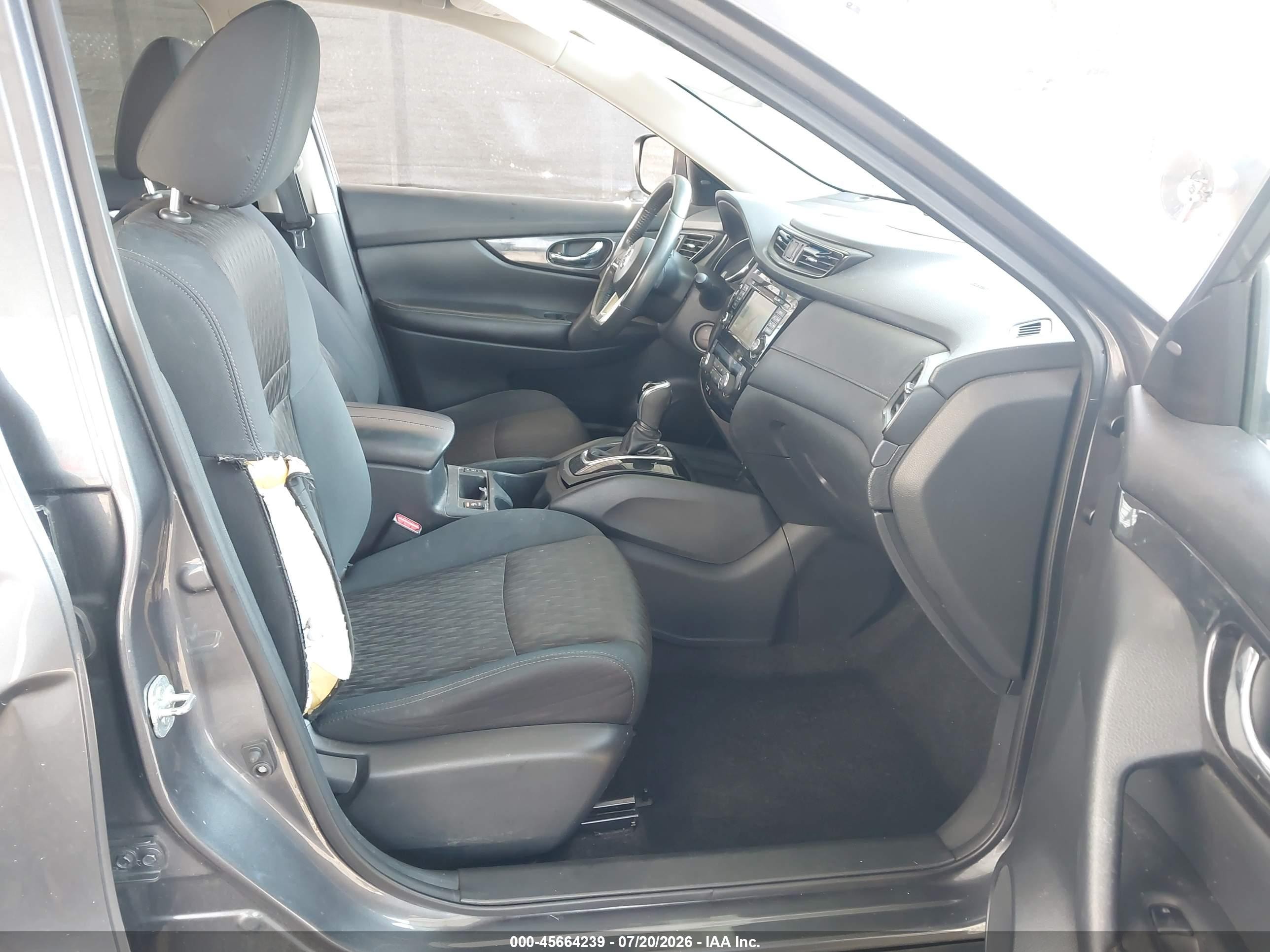 2017 Nissan Rogue Sv Gray vin: 5N1AT2MV4HC842603