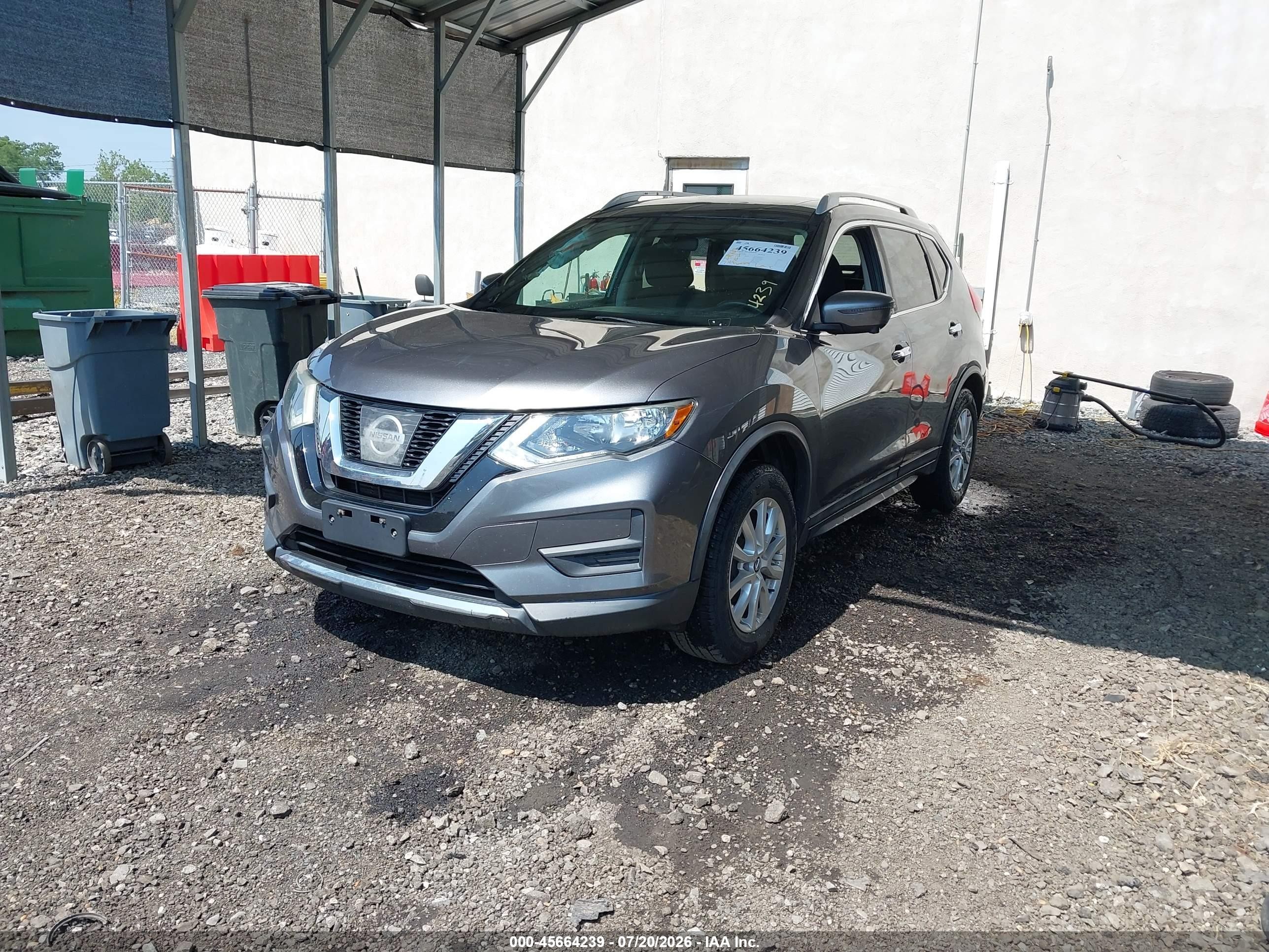 2017 Nissan Rogue Sv Gray vin: 5N1AT2MV4HC842603