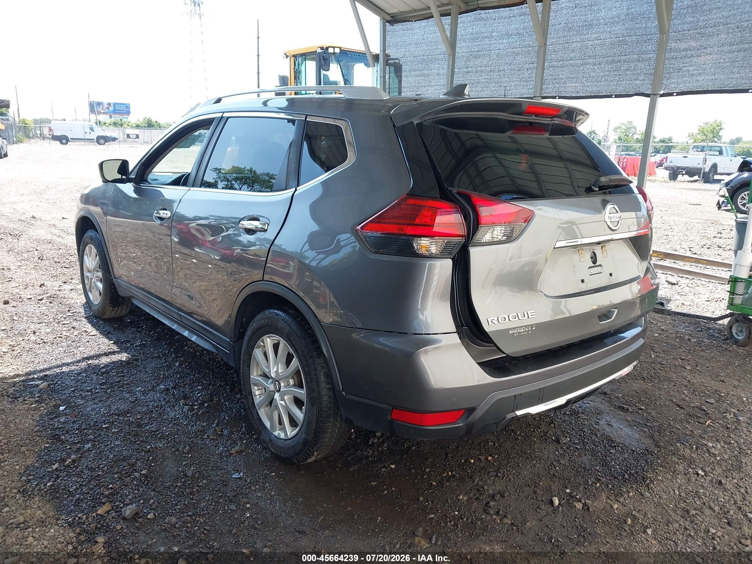 2017 Nissan Rogue Sv Gray vin: 5N1AT2MV4HC842603