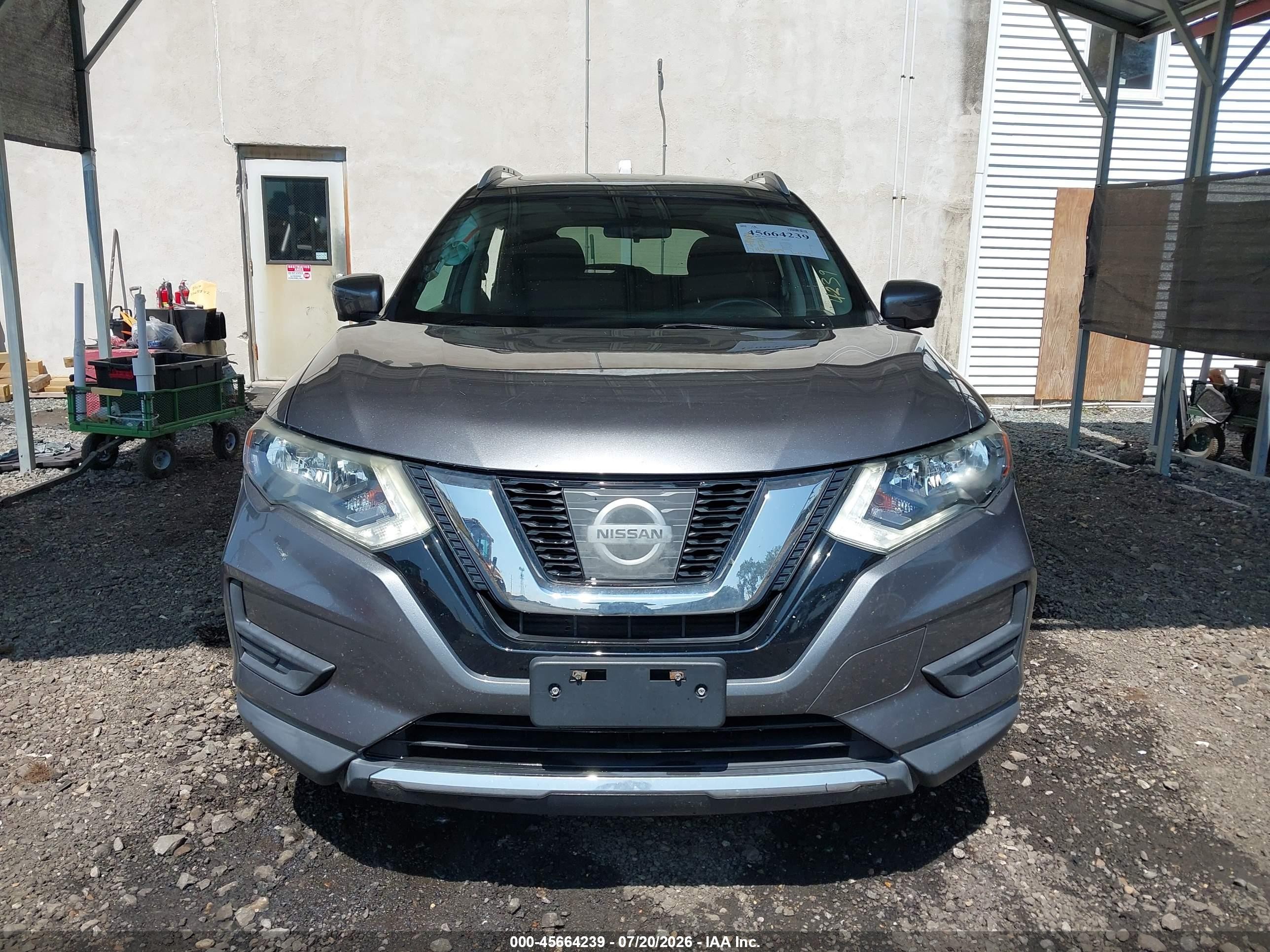 2017 Nissan Rogue Sv Gray vin: 5N1AT2MV4HC842603