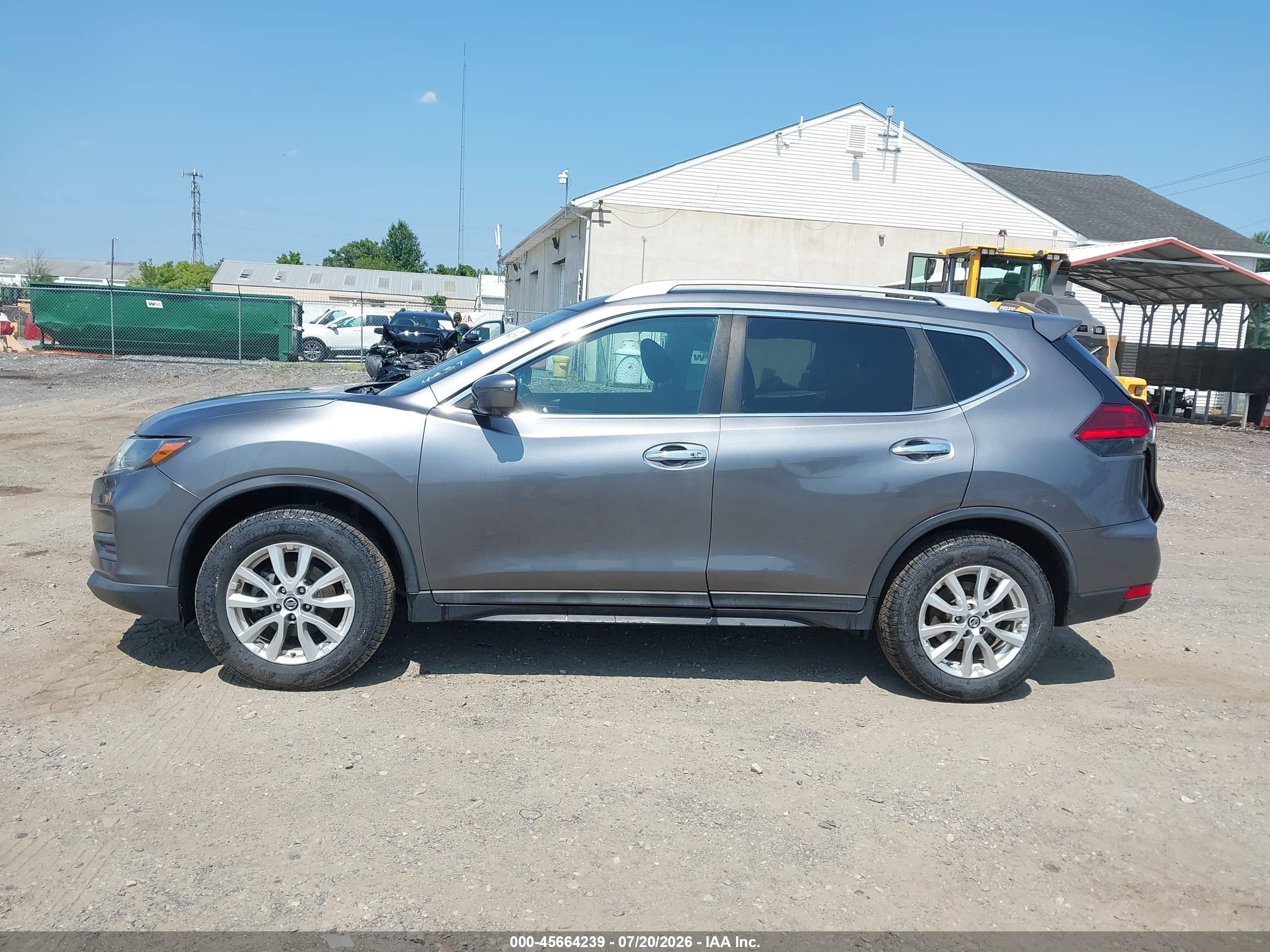 2017 Nissan Rogue Sv Gray vin: 5N1AT2MV4HC842603