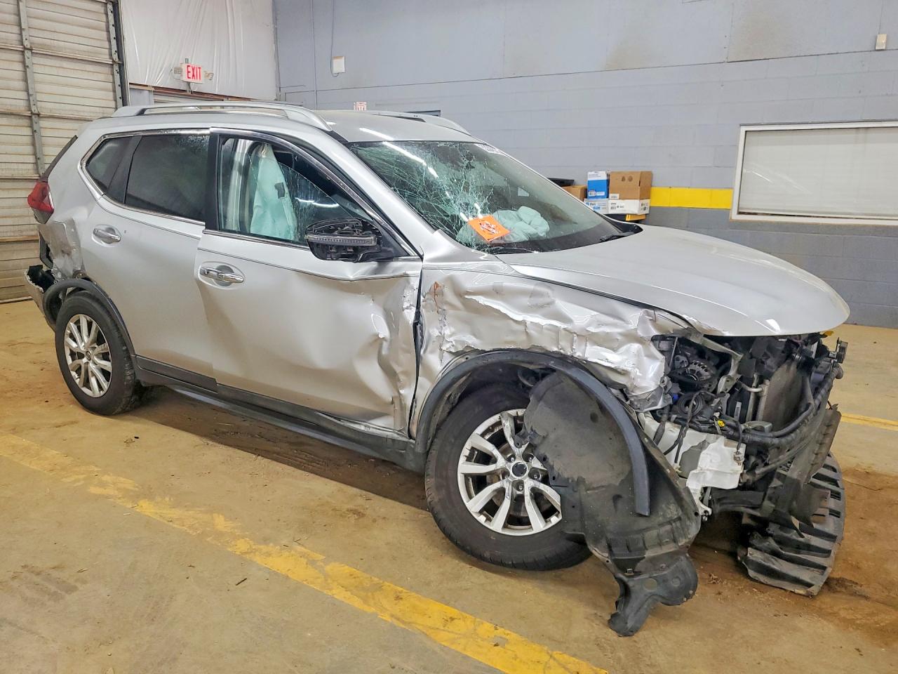 2019 Nissan Rogue Sv Silver vin: 5N1AT2MV4KC767036