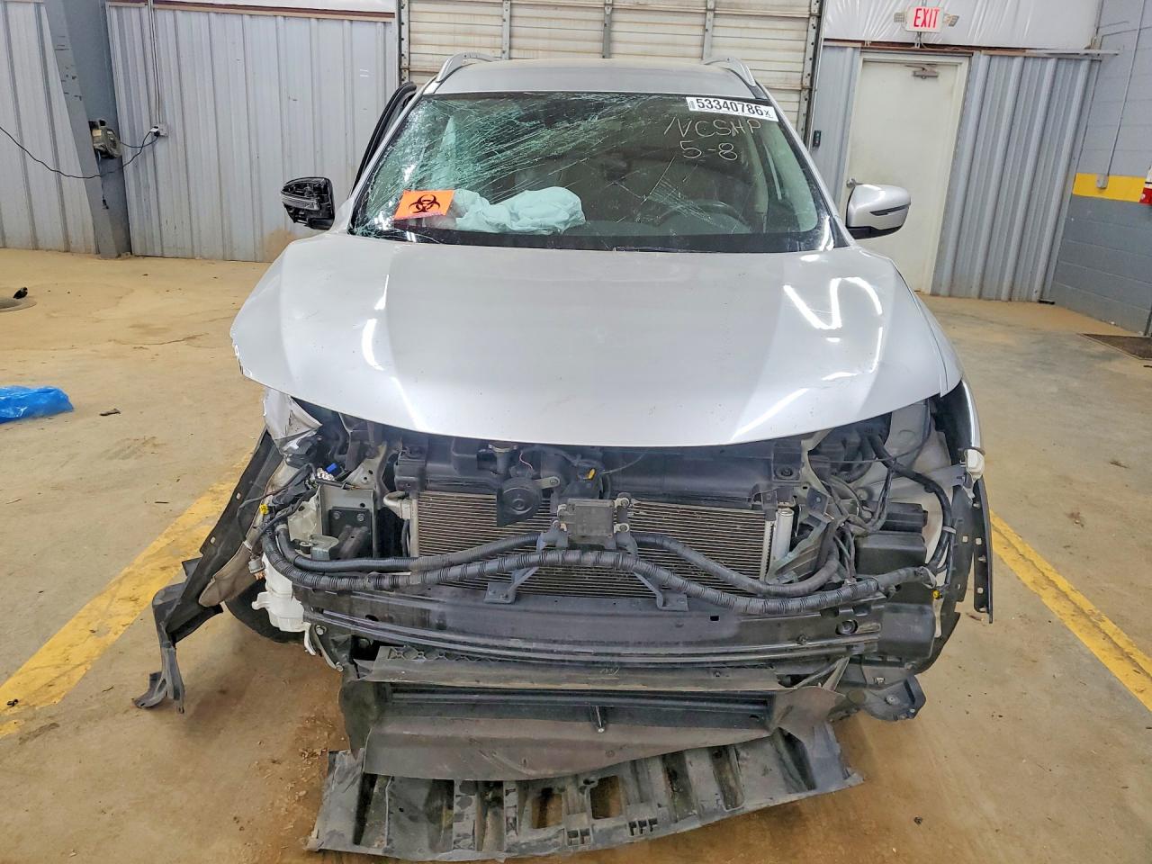 2019 Nissan Rogue Sv Silver vin: 5N1AT2MV4KC767036