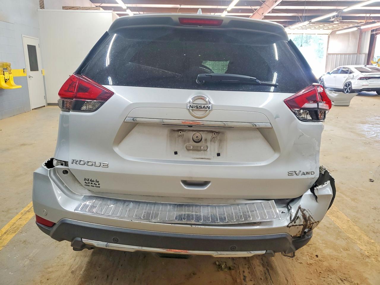 2019 Nissan Rogue Sv Silver vin: 5N1AT2MV4KC767036