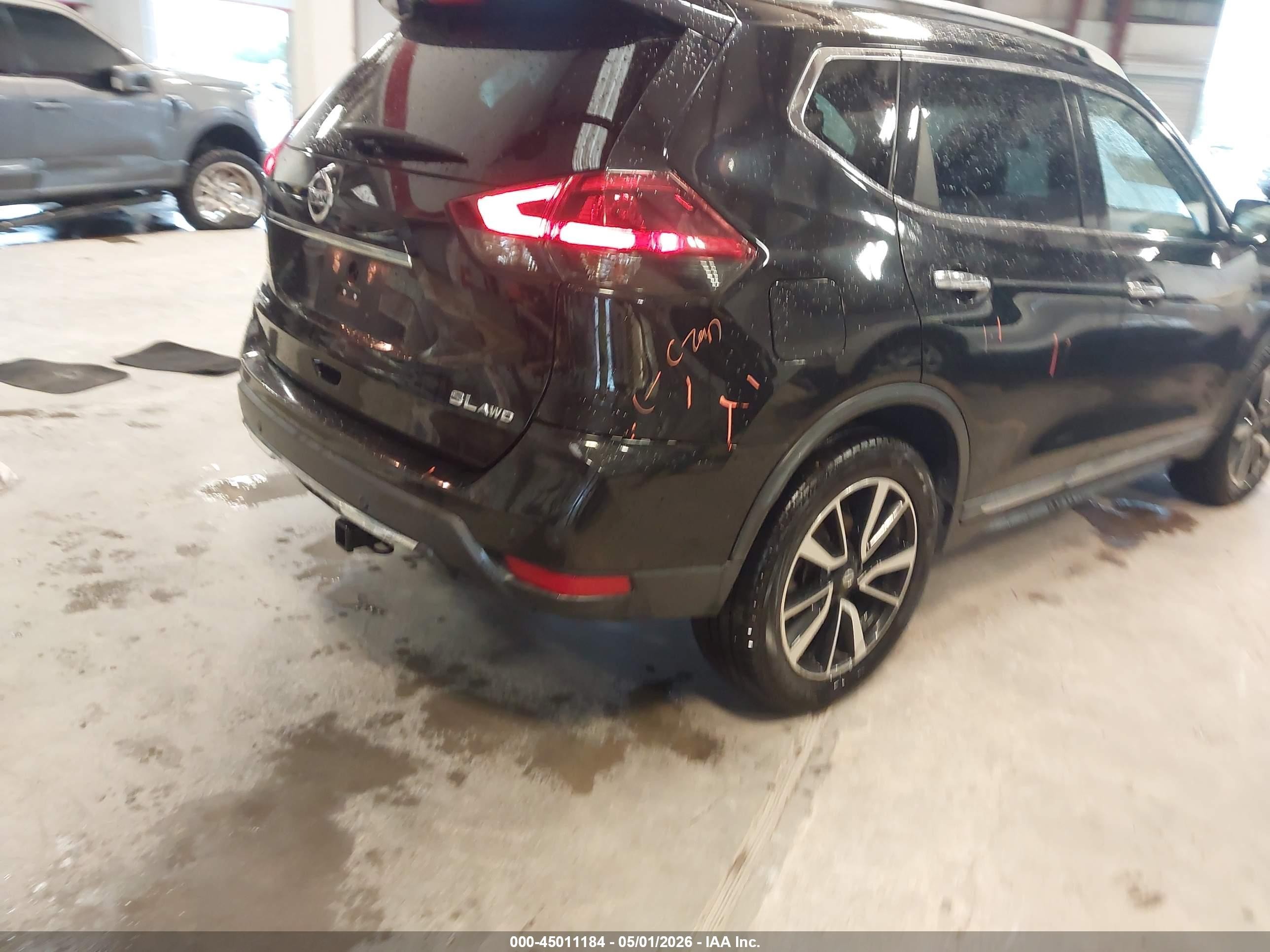 2019 Nissan Rogue Sl Черный vin: 5N1AT2MV4KC825050