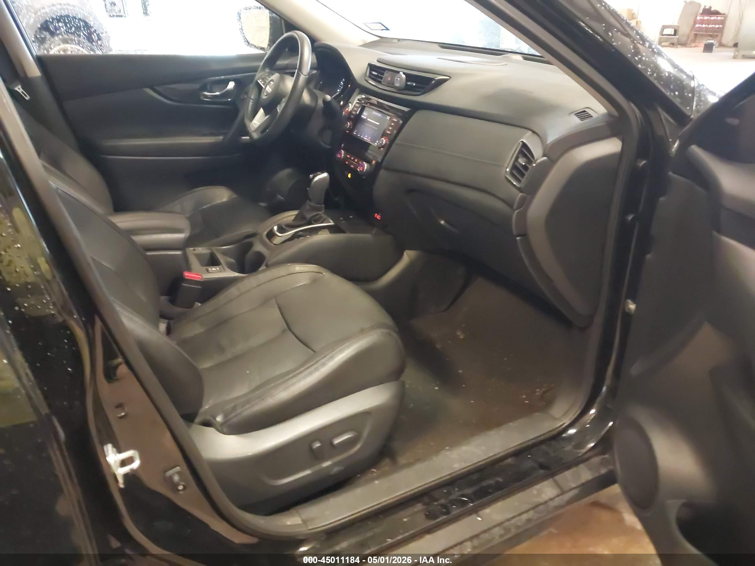 2019 Nissan Rogue Sl Черный vin: 5N1AT2MV4KC825050