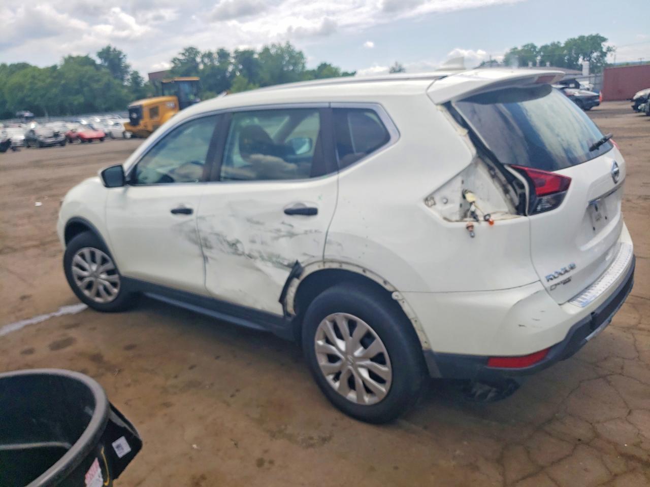 2019 Nissan Rogue S Белый vin: 5N1AT2MV4KC833827