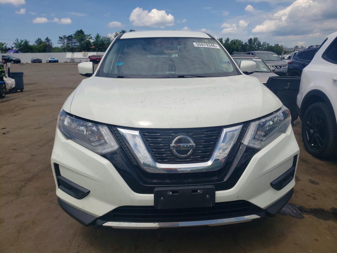 2019 Nissan Rogue S Белый vin: 5N1AT2MV4KC833827