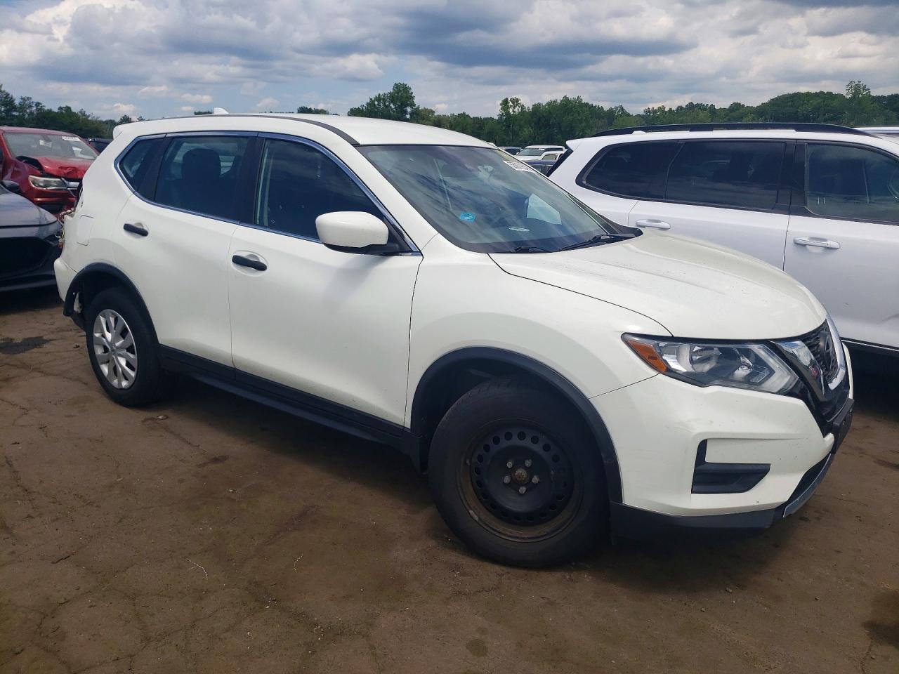 2019 Nissan Rogue S Белый vin: 5N1AT2MV4KC833827