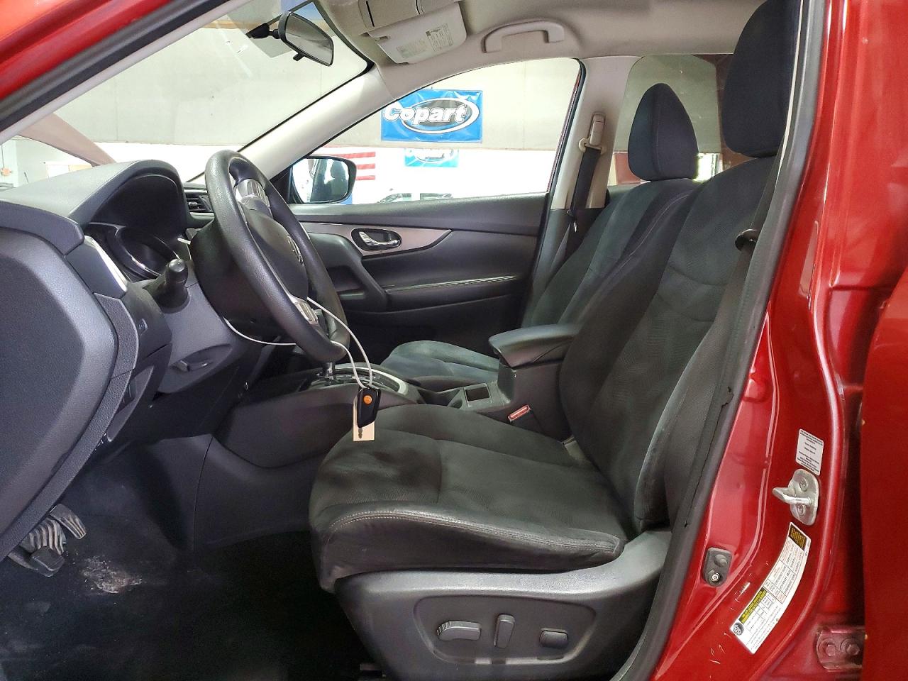 2014 Nissan Rogue Sv Red vin: 5N1AT2MV5EC750637