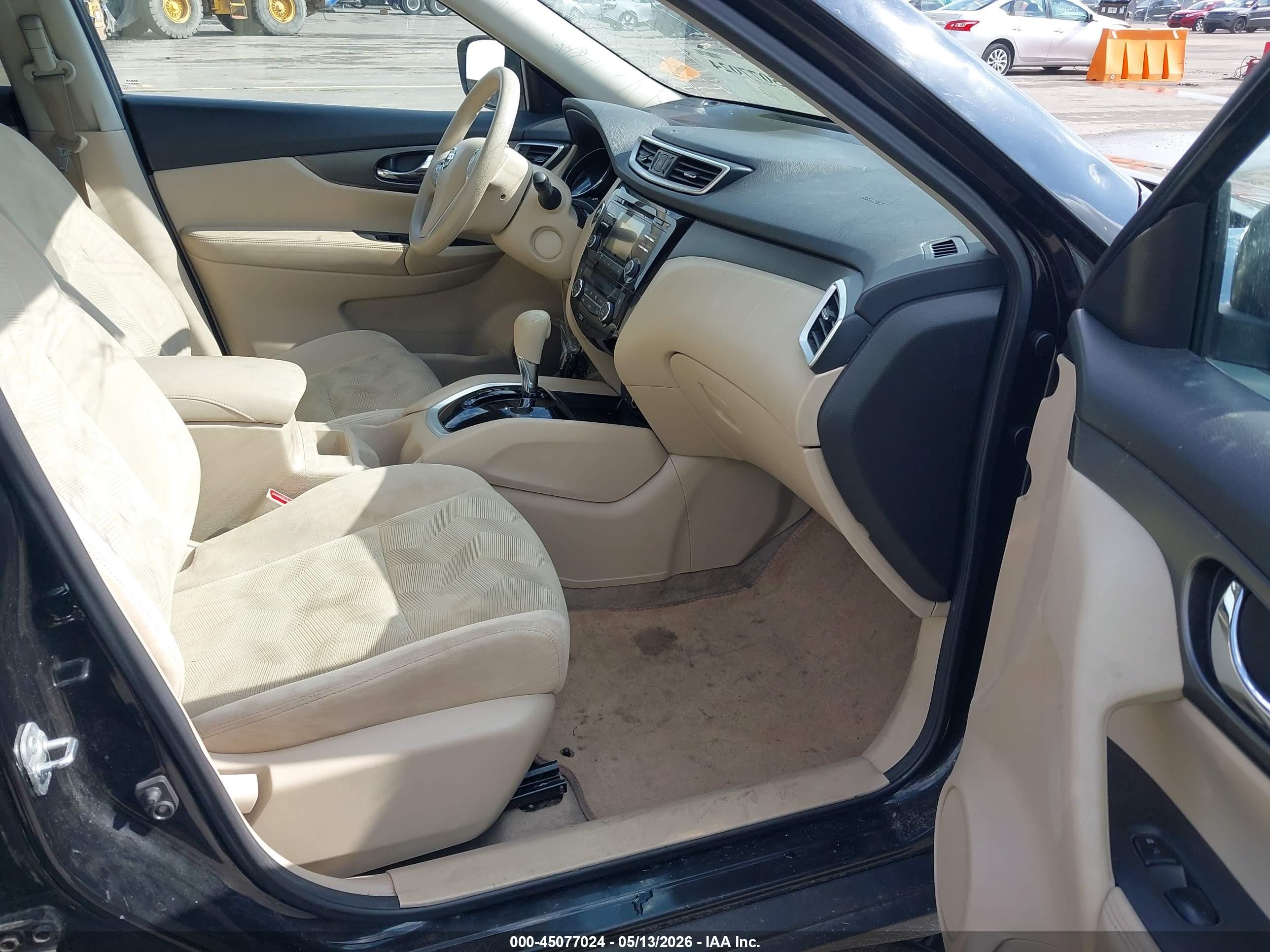2014 Nissan Rogue Sv Black vin: 5N1AT2MV5EC768720