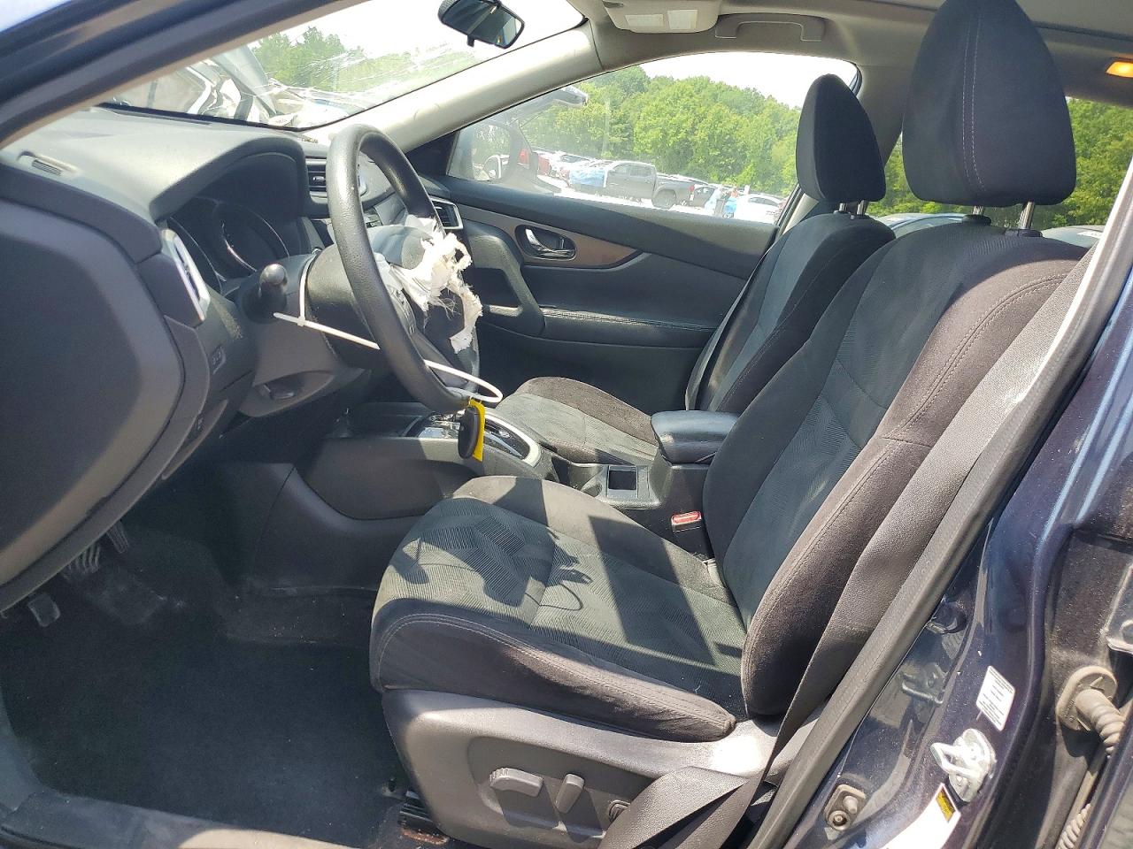 2014 Nissan Rogue Sv Blue vin: 5N1AT2MV5EC772637