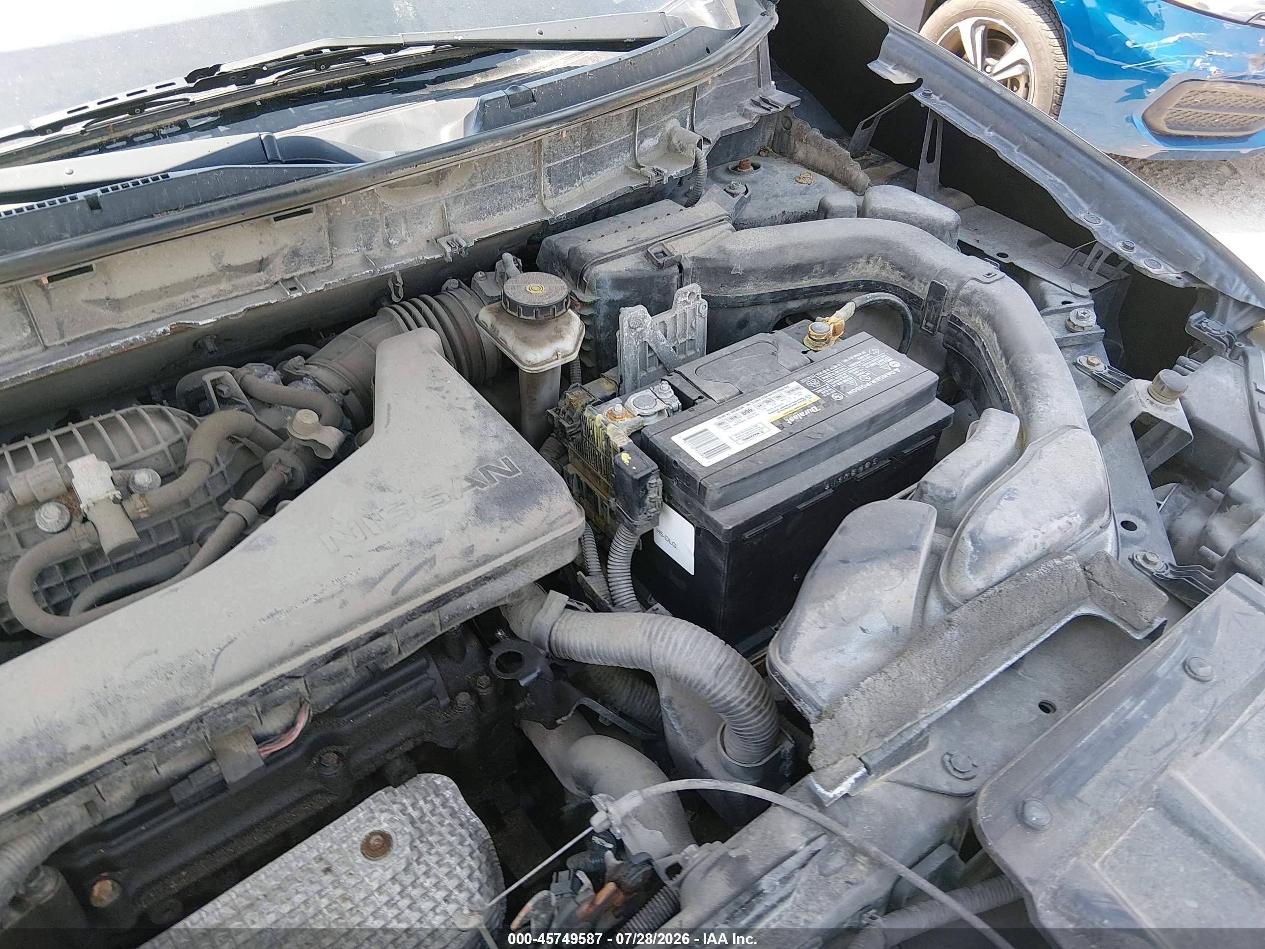 2014 Nissan Rogue Sv Gray vin: 5N1AT2MV5EC782214