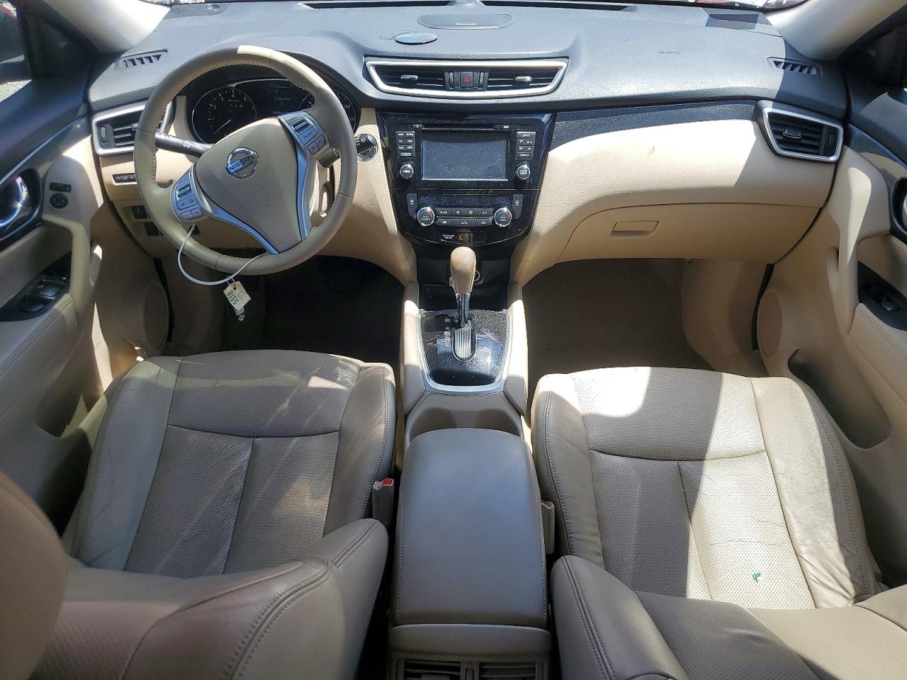 2014 Nissan Rogue Sl Red vin: 5N1AT2MV5EC785890