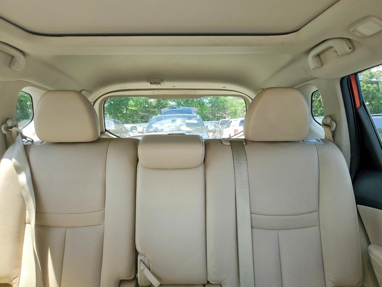 2014 Nissan Rogue Sl Red vin: 5N1AT2MV5EC785890