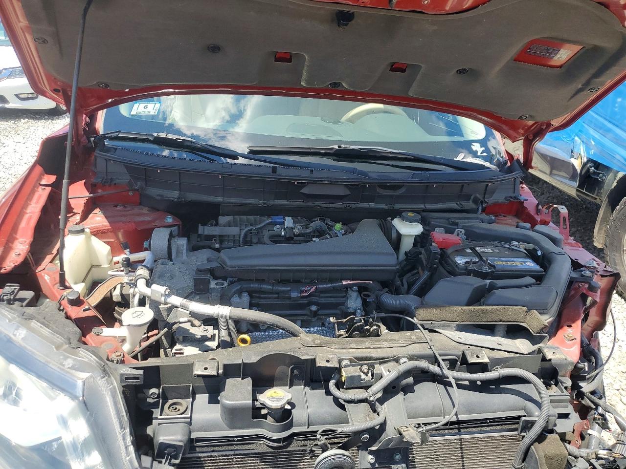 2014 Nissan Rogue Sl Red vin: 5N1AT2MV5EC785890