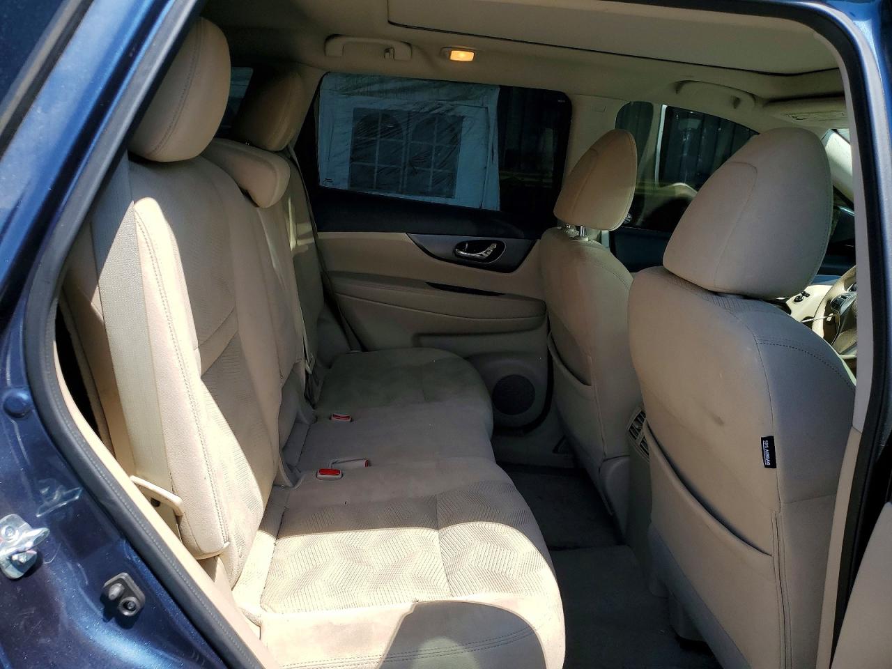 2014 Nissan Rogue Sv Синий vin: 5N1AT2MV5EC786764