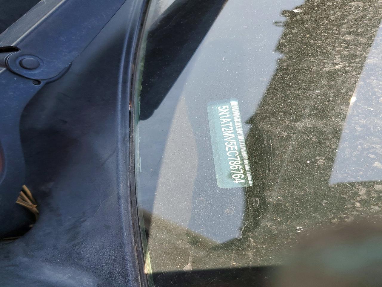 2014 Nissan Rogue Sv Синий vin: 5N1AT2MV5EC786764