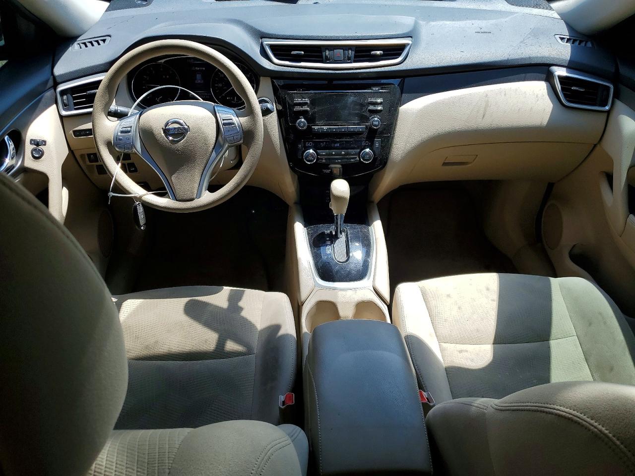 2014 Nissan Rogue Sv Синий vin: 5N1AT2MV5EC786764