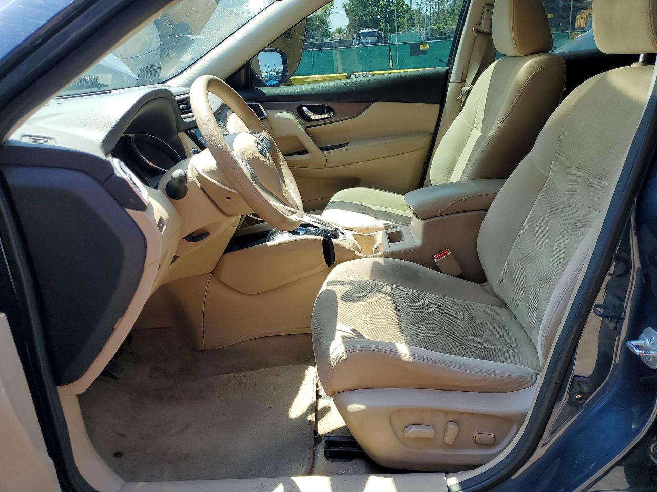 2014 Nissan Rogue Sv Синий vin: 5N1AT2MV5EC786764