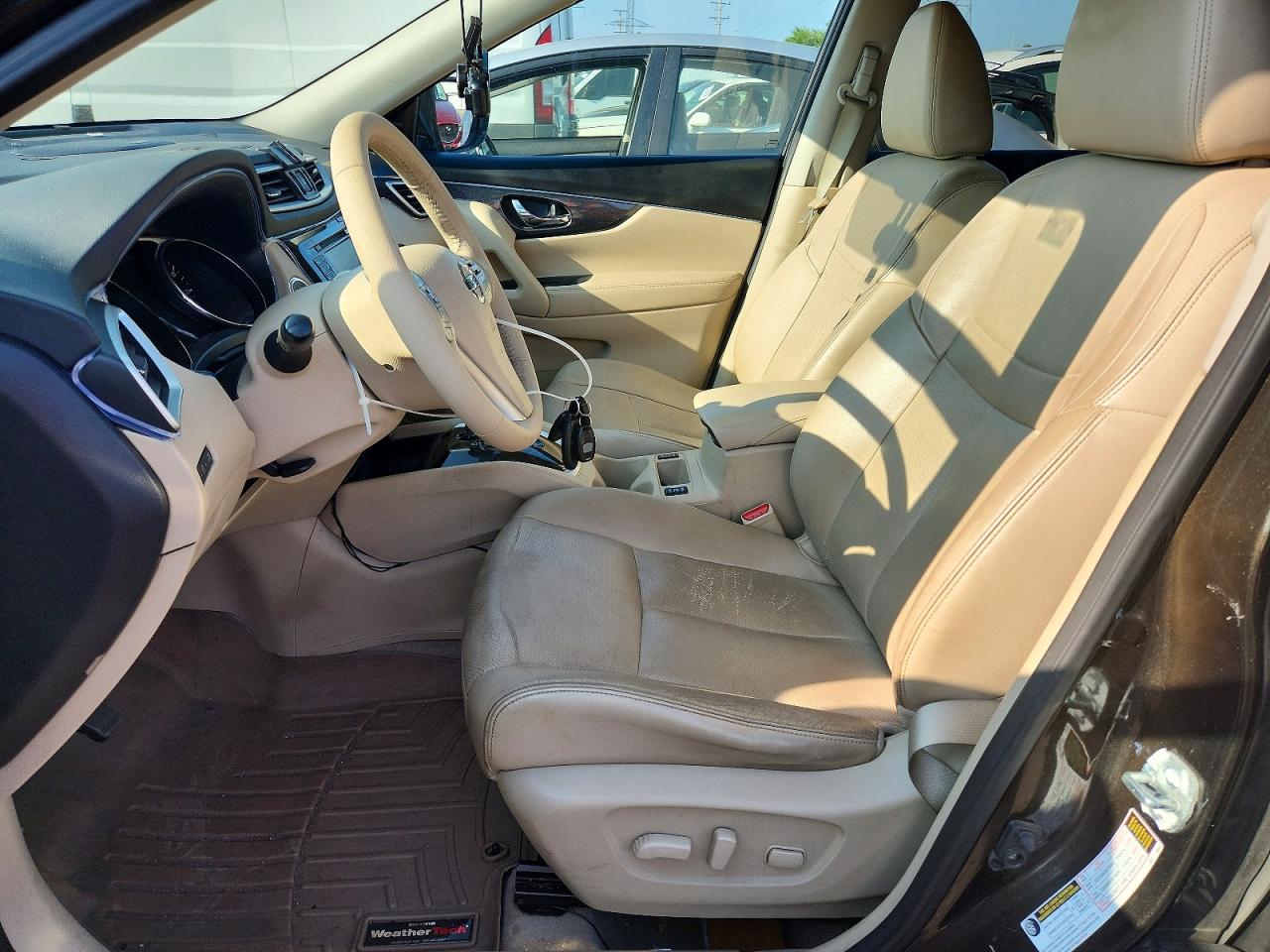 2014 Nissan Rogue Sl Green vin: 5N1AT2MV5EC810450