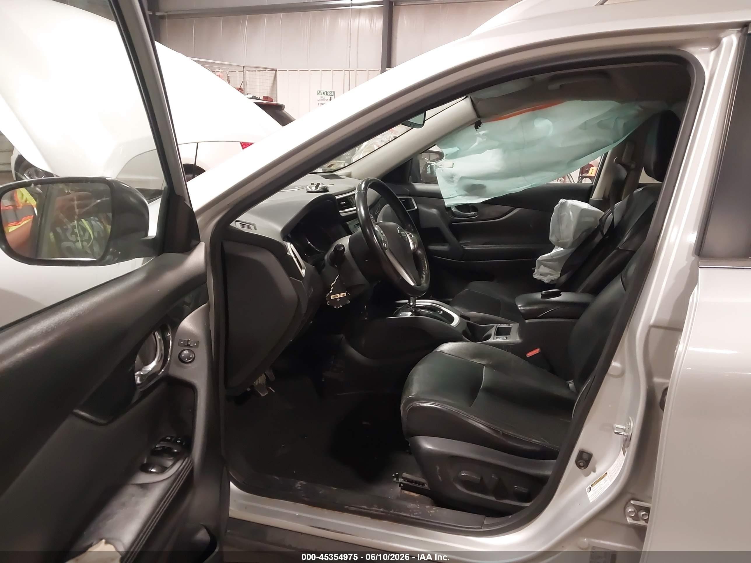 2014 Nissan Rogue Sl Silver vin: 5N1AT2MV5EC819004