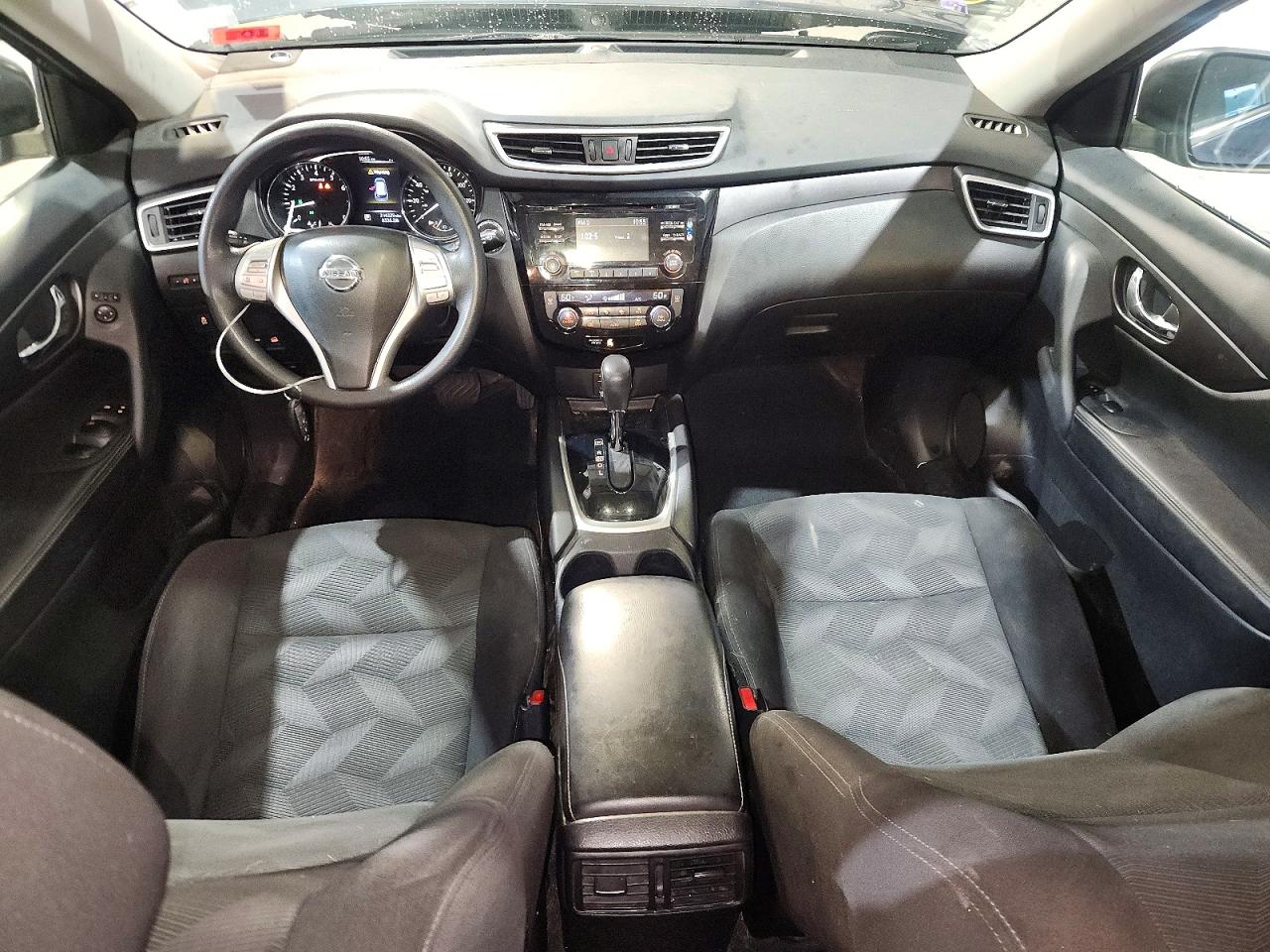 2014 Nissan Rogue S Blue vin: 5N1AT2MV5EC819763
