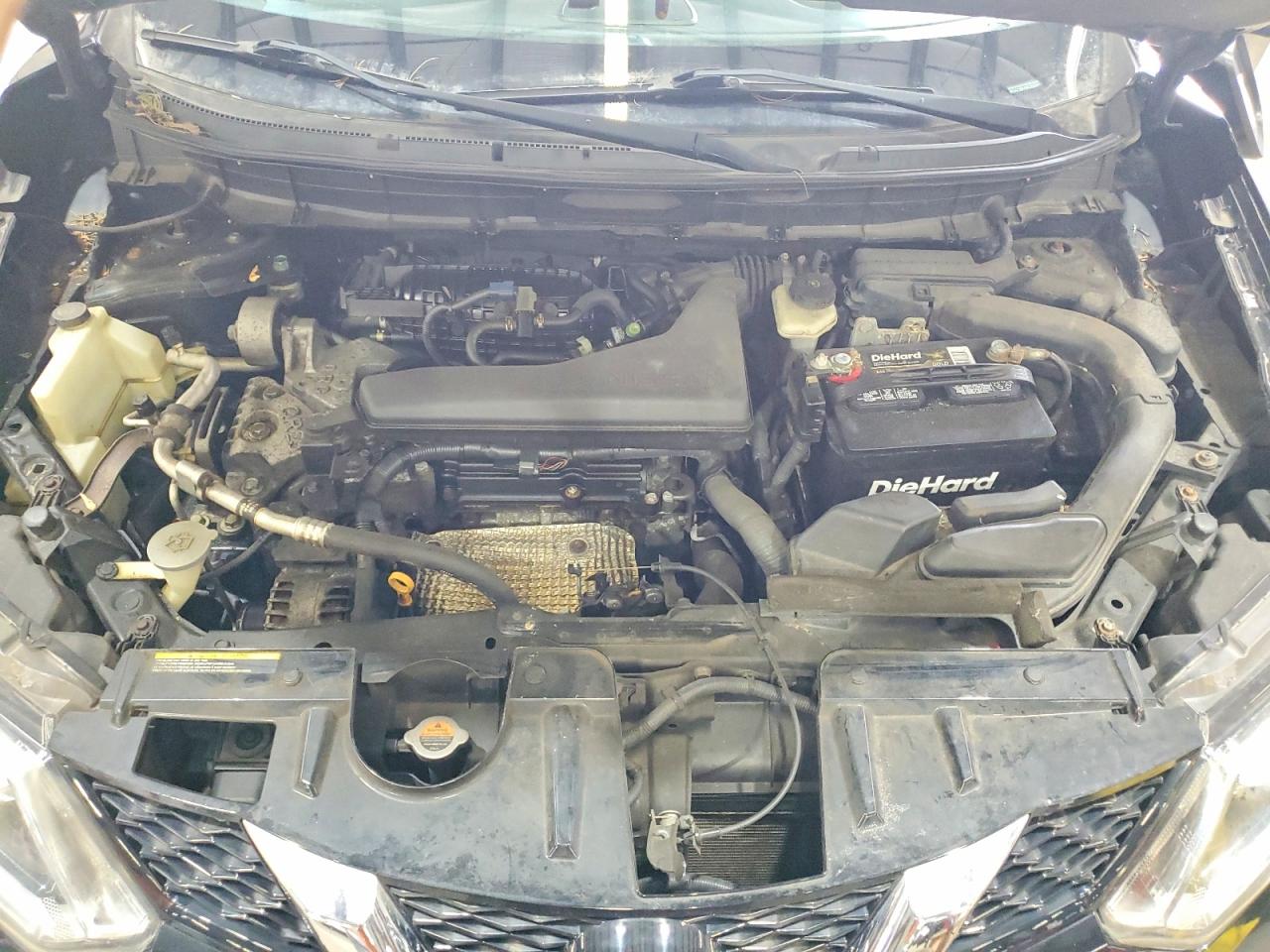 2014 Nissan Rogue Sl Black vin: 5N1AT2MV5EC823666