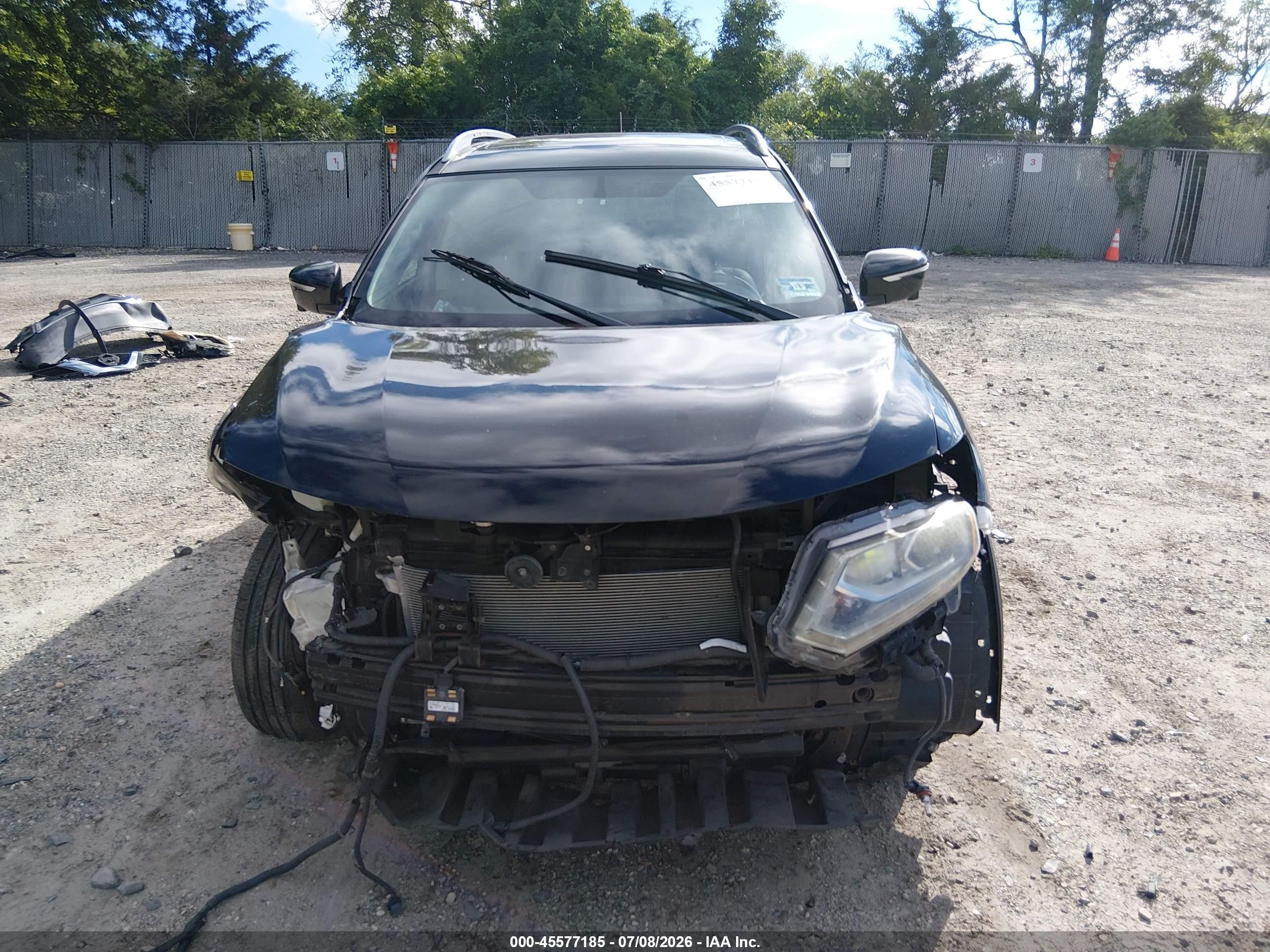 2014 Nissan Rogue Sl Black vin: 5N1AT2MV5EC834263