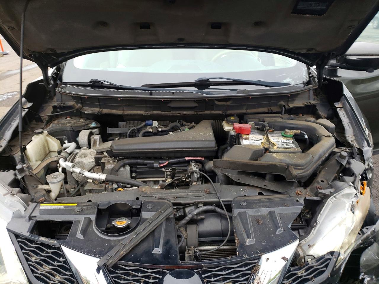 2014 Nissan Rogue Sl Серый vin: 5N1AT2MV5EC837826