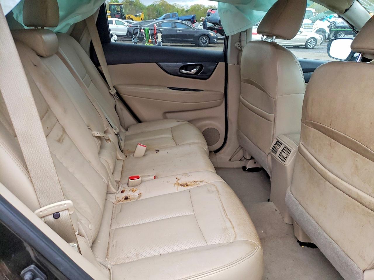 2014 Nissan Rogue Sl Серый vin: 5N1AT2MV5EC837826
