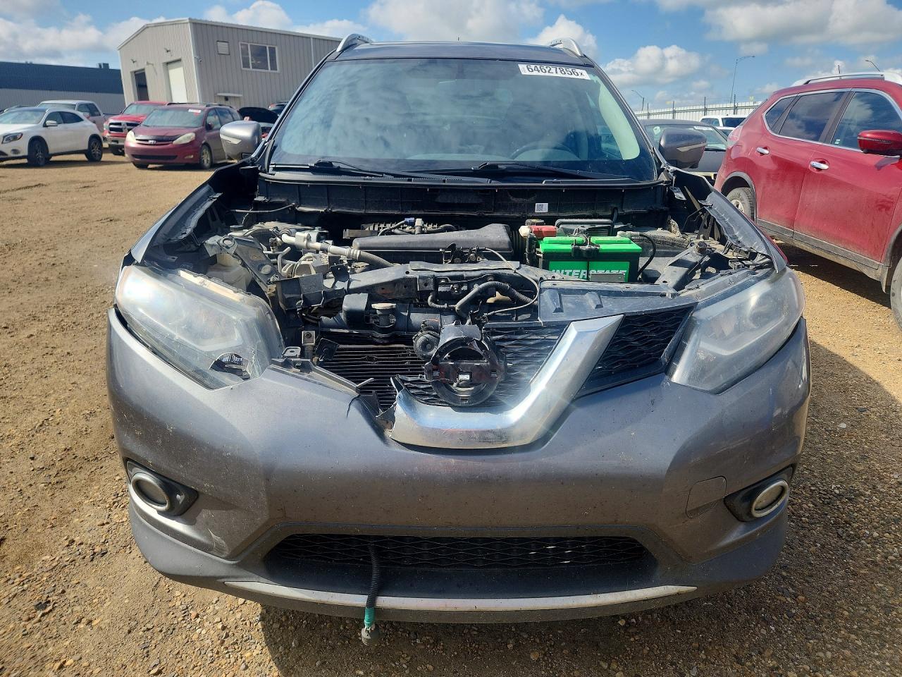 2014 Nissan Rogue S Gray vin: 5N1AT2MV5EC848907