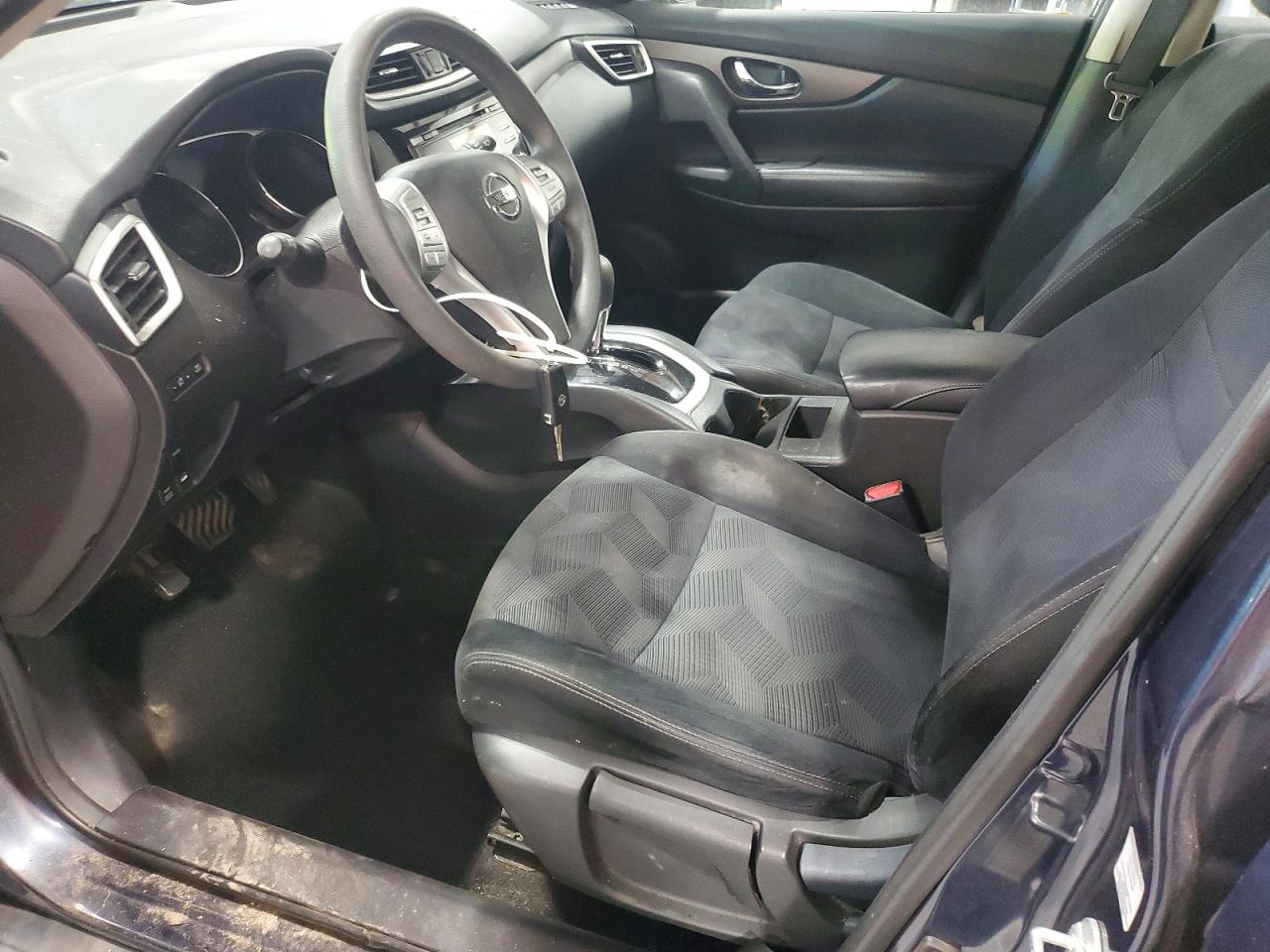 2014 Nissan Rogue S Бирюзовый vin: 5N1AT2MV5EC853668
