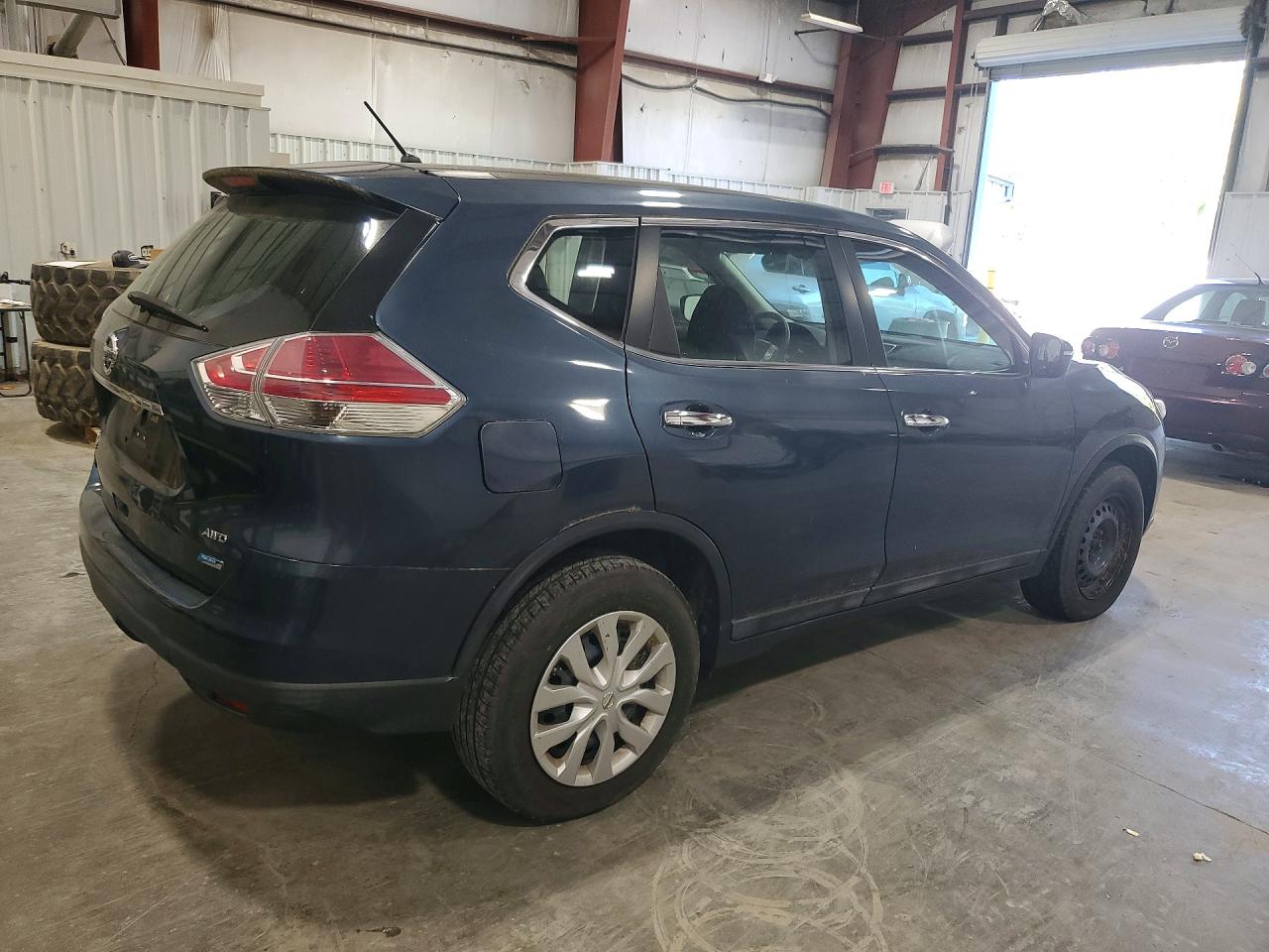 2014 Nissan Rogue S Бирюзовый vin: 5N1AT2MV5EC853668