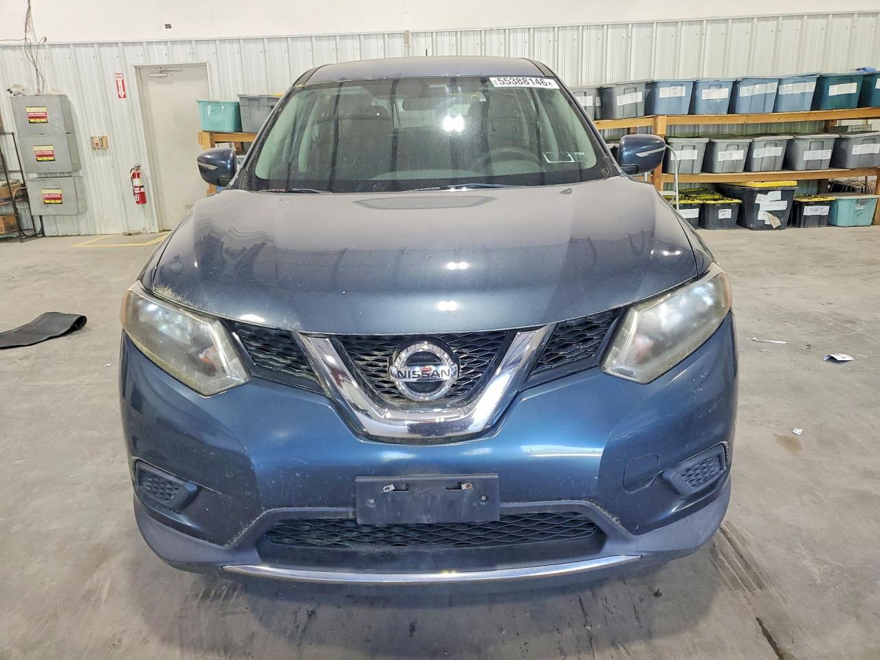 2014 Nissan Rogue S Бирюзовый vin: 5N1AT2MV5EC853668