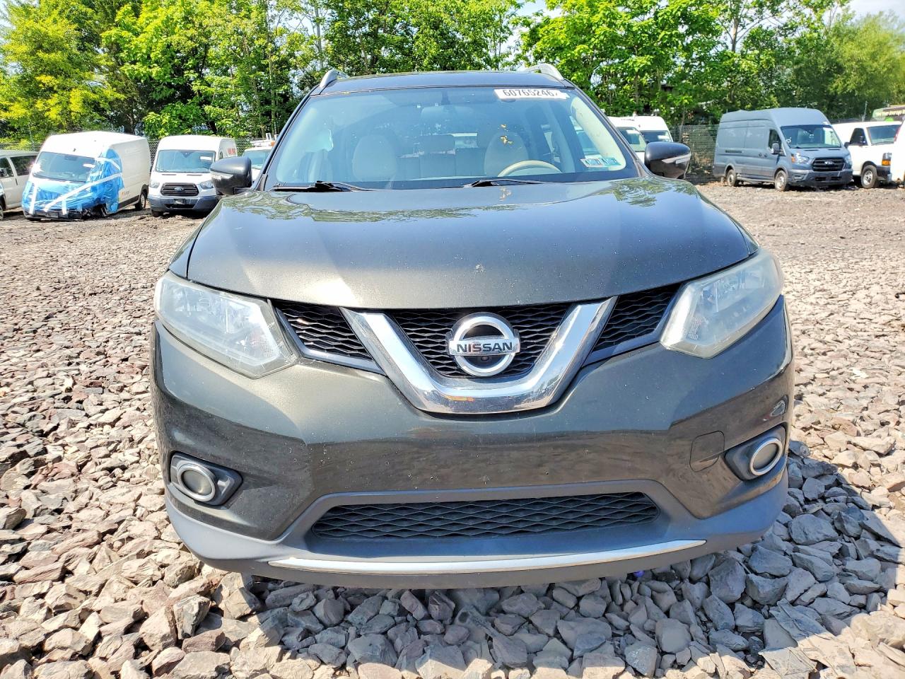 2014 Nissan Rogue Sv Charcoal vin: 5N1AT2MV5EC858708