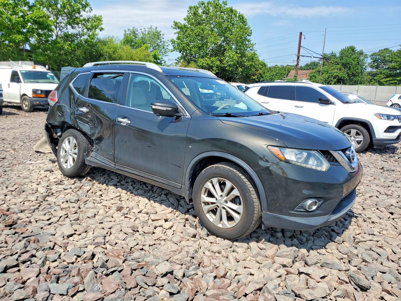2014 Nissan Rogue Sv Charcoal vin: 5N1AT2MV5EC858708